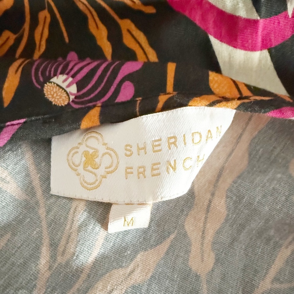 Sheridan French Eloise Maxi Dress in Botanical Black Multi Size Medium (M) - Picture 9 of 11